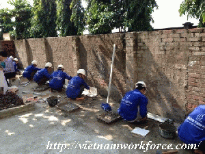 Skilled construction workers from Vietnam Manpower